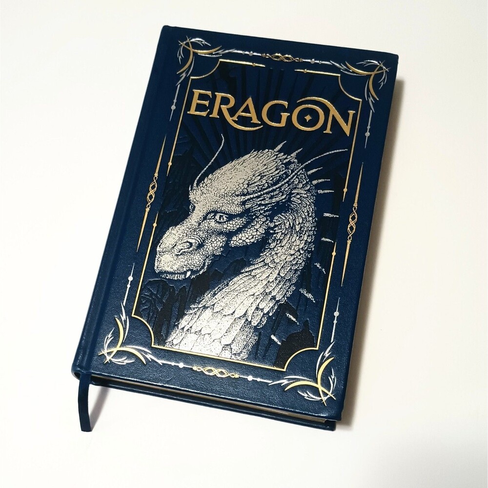 ERAGON by Christopher Paolini Deluxe Bonded Leather Collectible Edition *notes - Picture 1 of 8